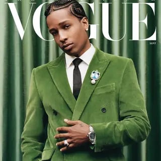A$AP רוקי על שער מגזין ווג, גיליון מאי 2025