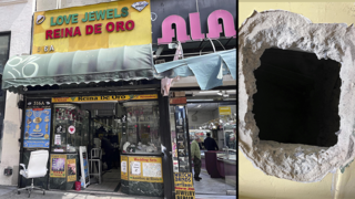 לוס אנג'לס מנהרה חנות תכשיטים שוד