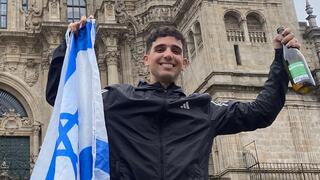 הרגע החגיגי בסוף המסלול