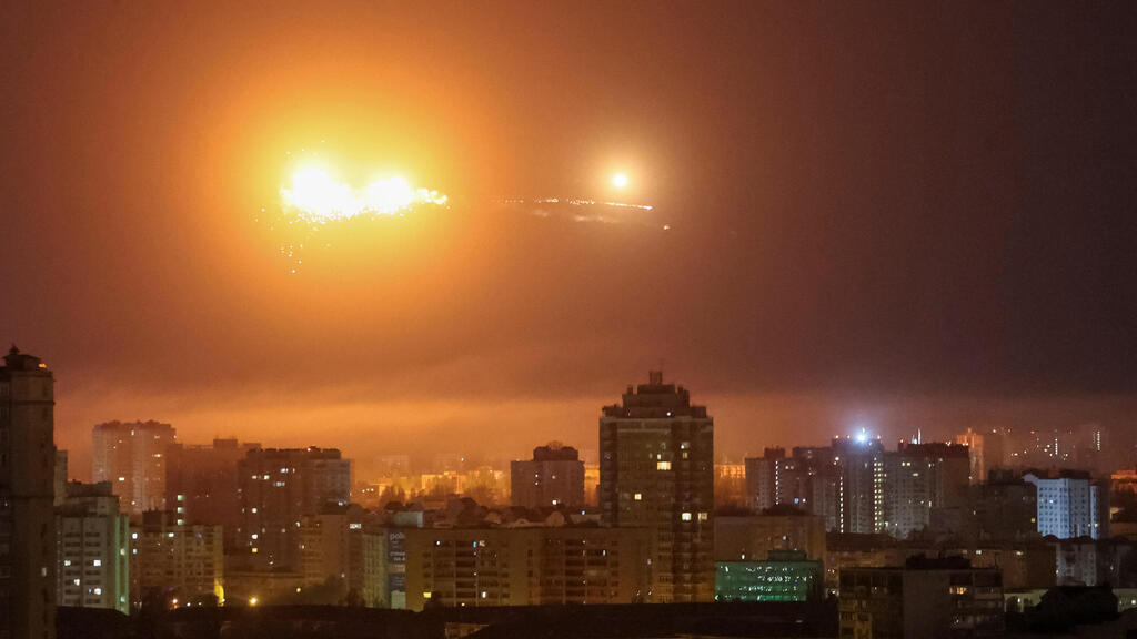 מתקפה של רוסיה על קייב בירת אוקראינה