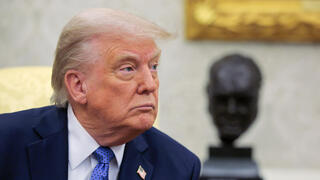 נשיא ארה"ב דונלד טראמפ מסיבת עיתונאים עם ראש ממשלת נורבגיה