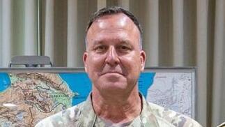  ישראל כ"ץ בפגישה עם מפקד פיקוד המרכז של צבא ארה"ב גנרל מייקל קורילה והרמטכ"ל רב-אלוף אייל זמיר