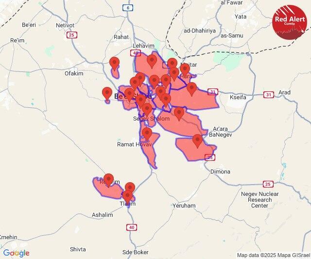Houthi missile strike targets Beer Sheva 