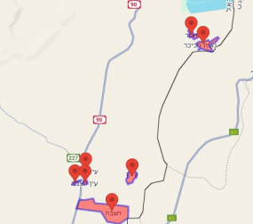 מפת האזעקות בעקבות הירי מתימן