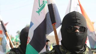 Iraqi Shiite militia groups organize a military parade as part of the World Quds Day events in Baghdad 
