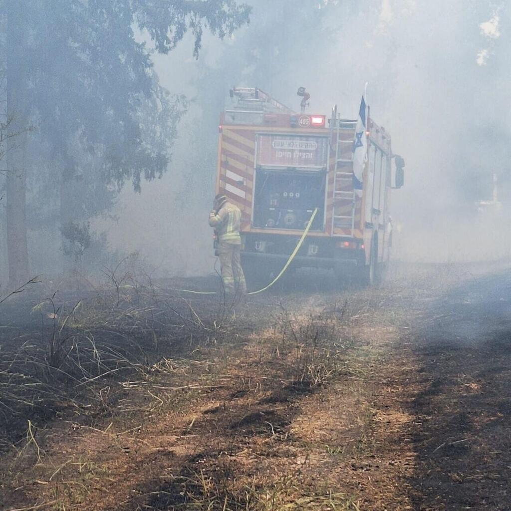 שריפות בשטחים פתוחים במרחב עפולה