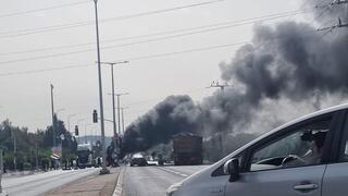 חסימה בכביש 85 בעקבות הפגנת דרוזים