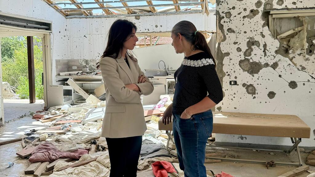שאנון סבן בסיור בעוטף עזה