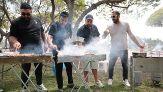 חגיגות יום העצמאות בפארק בגין ת"א - אזרחים עושים על האש