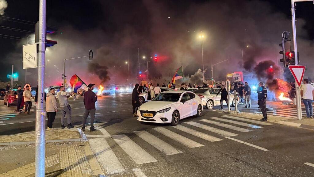הפגנת דרוזים בצומת כברי