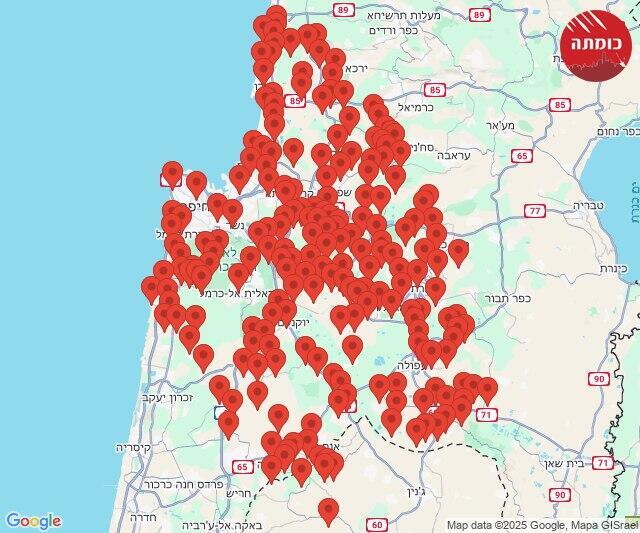  אזעקות ברחבי הצפון בעקבות השיגור מתימן