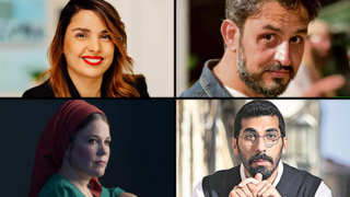 סער גמזו (ימין למעלה), עדן אביטבול (ימין למטה), סברין חוג'יראת (שמאל למעלה), בכל סרלואי (שמאל למטה)       