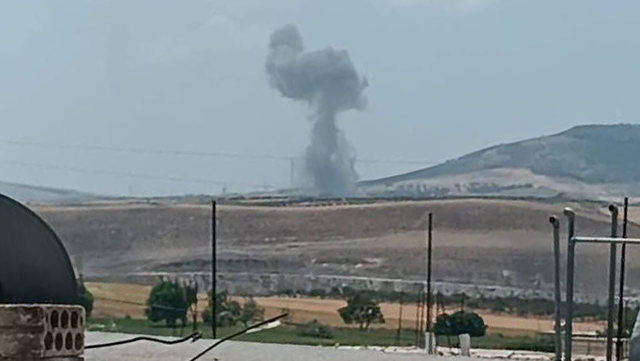 דיווח באל-מיאדין ובתקשורת הסורית על תקיפות ישראליות חדשות באזור חמה בסוריה