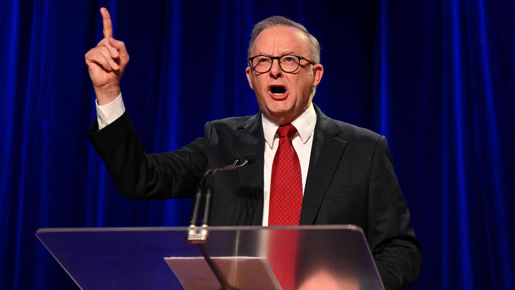 Australian Prime Minister Anthony Albanese (Photo: AAP Image/Lukas Coch/via REUTERS ) בחירות באוסטרליה