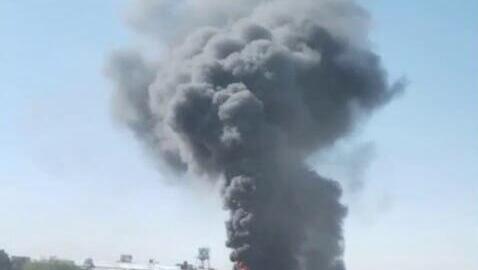 שריפה במפעל במשהד, איראן