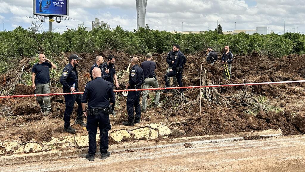 זירת הנפילה בנתב"ג
