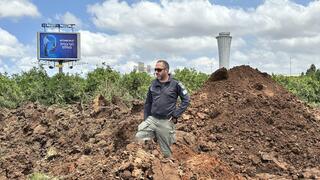 זירת הנפילה בנתב"ג