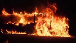 הוצתה משאית בכניסה למפעל מזון גדול בגליל התחתון