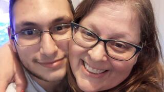 חירות נמרודי עם בנה תמיר 