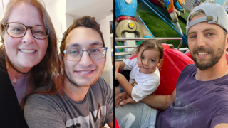 אלקנה בוחבוט עם בנו ראם, חירות נמרודי עם בנה תמיר 