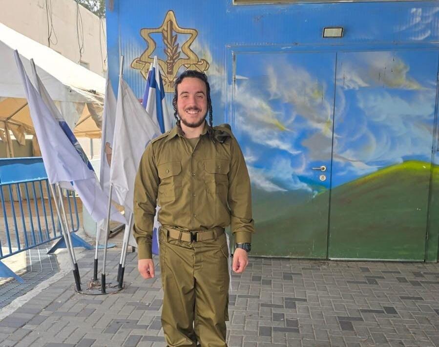 שמילי יקטר לאחר שהתחייל