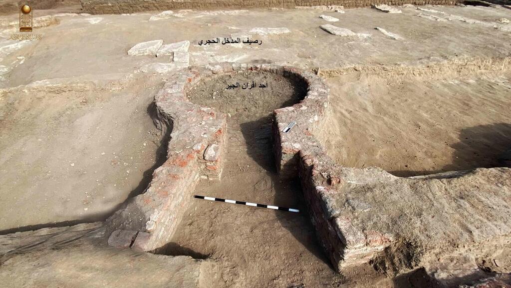 אחד המבנים העתיקים שהתגלו באתר תל אבו סייפי בסיני