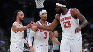 שחקני הניו יורק ניקס חוגגים