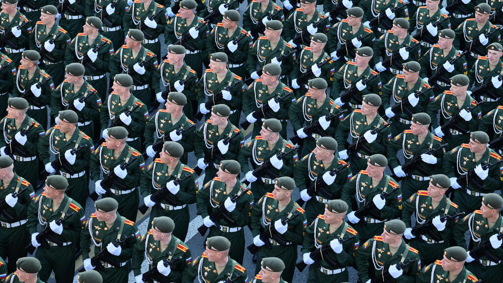 Russian military parade marking victory over Nazi Germany (Photo: Shamil Zhumatov / Reuters) צבא רוסיה מצעד ניצחון 80 שנה לניצחון הסובייטי במלחמת העולם השנייה ב מובסקבה