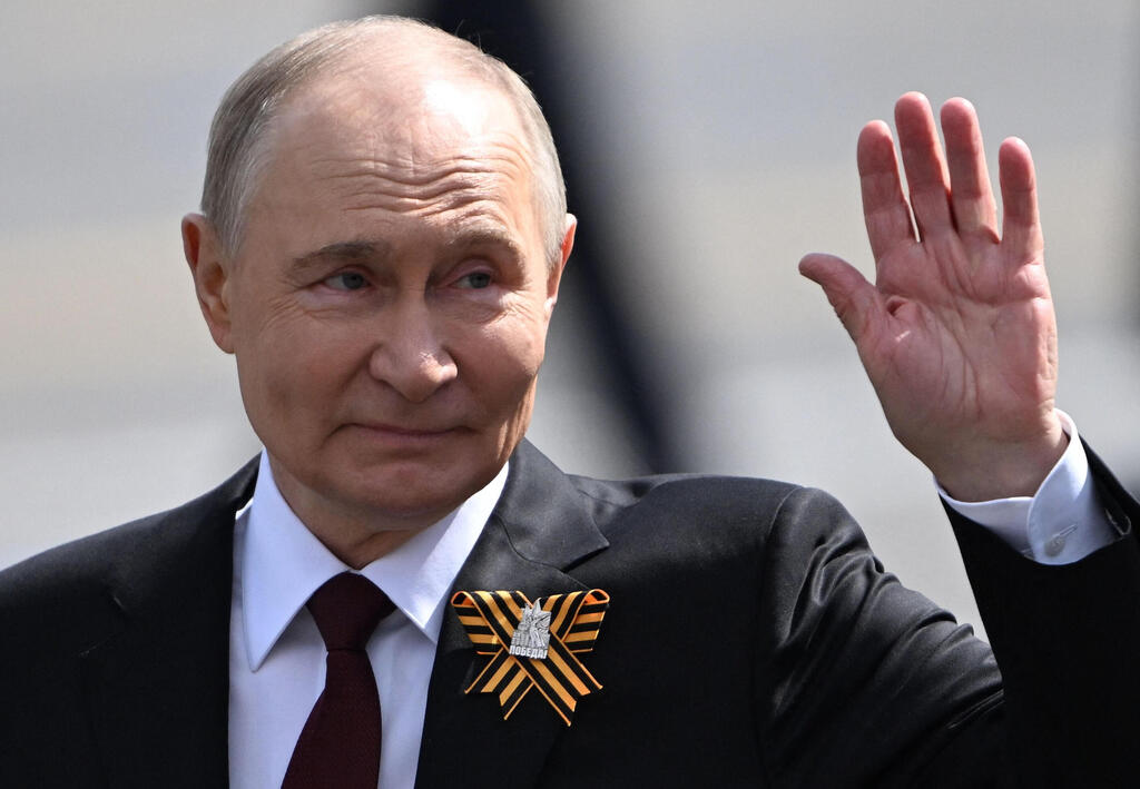 נשיא רוסיה פוטין מצעד ניצחון ב מוסקבה