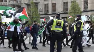 Pro-Palestinian demonstration in Stockholm 