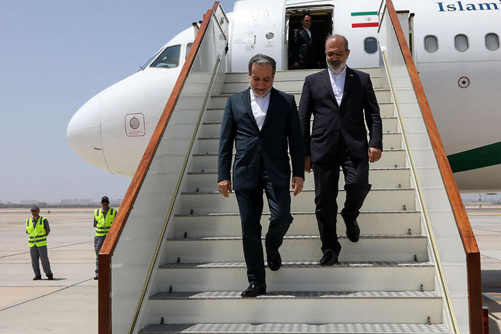Iranian Foreign Minister Abbas Araghchi arrives in Muscat 