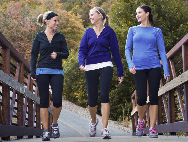 Women need fewer steps to achieve impact (Photo: Shutterstock) הליכה