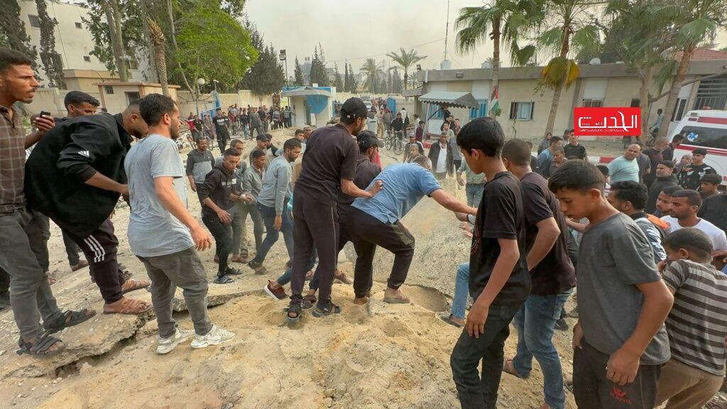 תקיפות בבית החולים האירופאי בחאן יונס