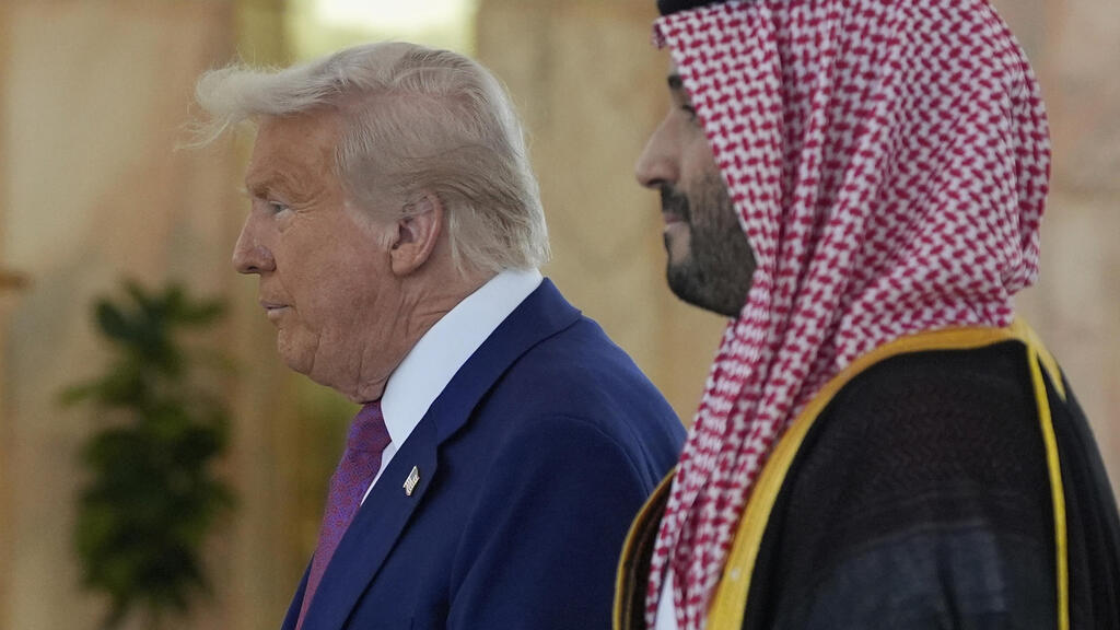 U.S. President Donald Trump and Saudi Crown Prince Mohammed Bin Salman (Photo: Alex Brandon / AP) נשיא ארה"ב דונלד טראמפ עם יורש העצר מוחמד בן סלמאן בסעודיה