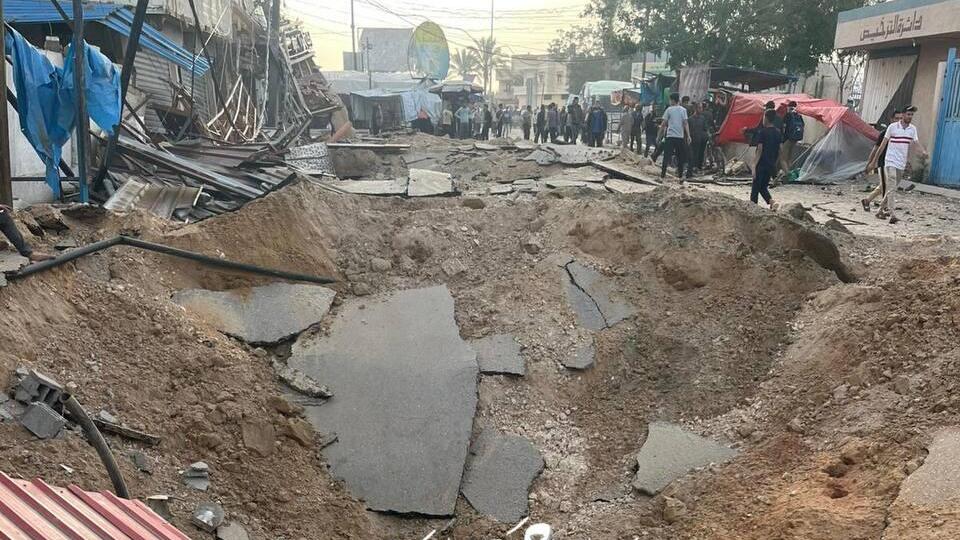 תקיפות בבית החולים האירופאי בחאן יונס
