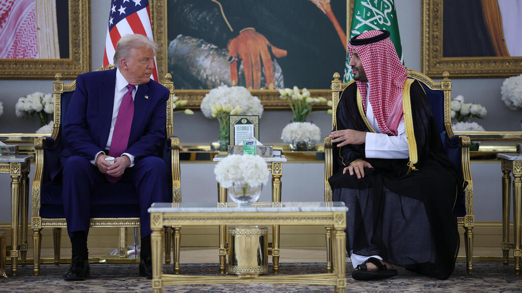 U.S. President Donald Trump and Saudi Crown Prince Mohammed Bin Salman (Photo: Win McNamee / Getty Images) נשיא ארה"ב דונלד טראמפ עם יורש העצר מוחמד בן סלמאן בסעודיה