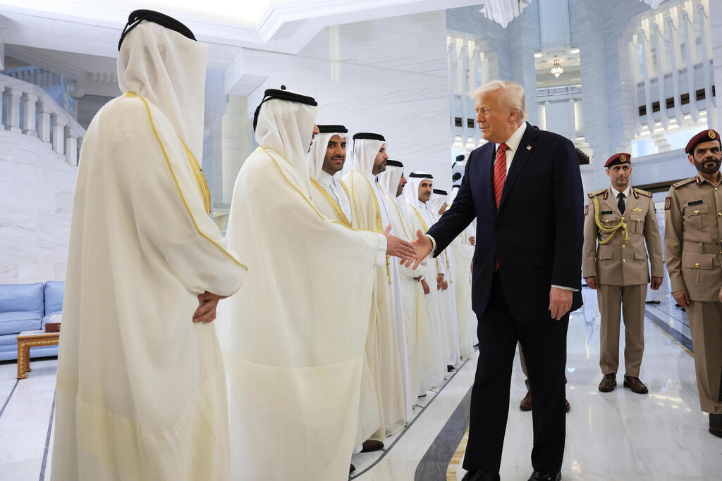 נשיא ארה"ב דונלד טראמפ בקטאר