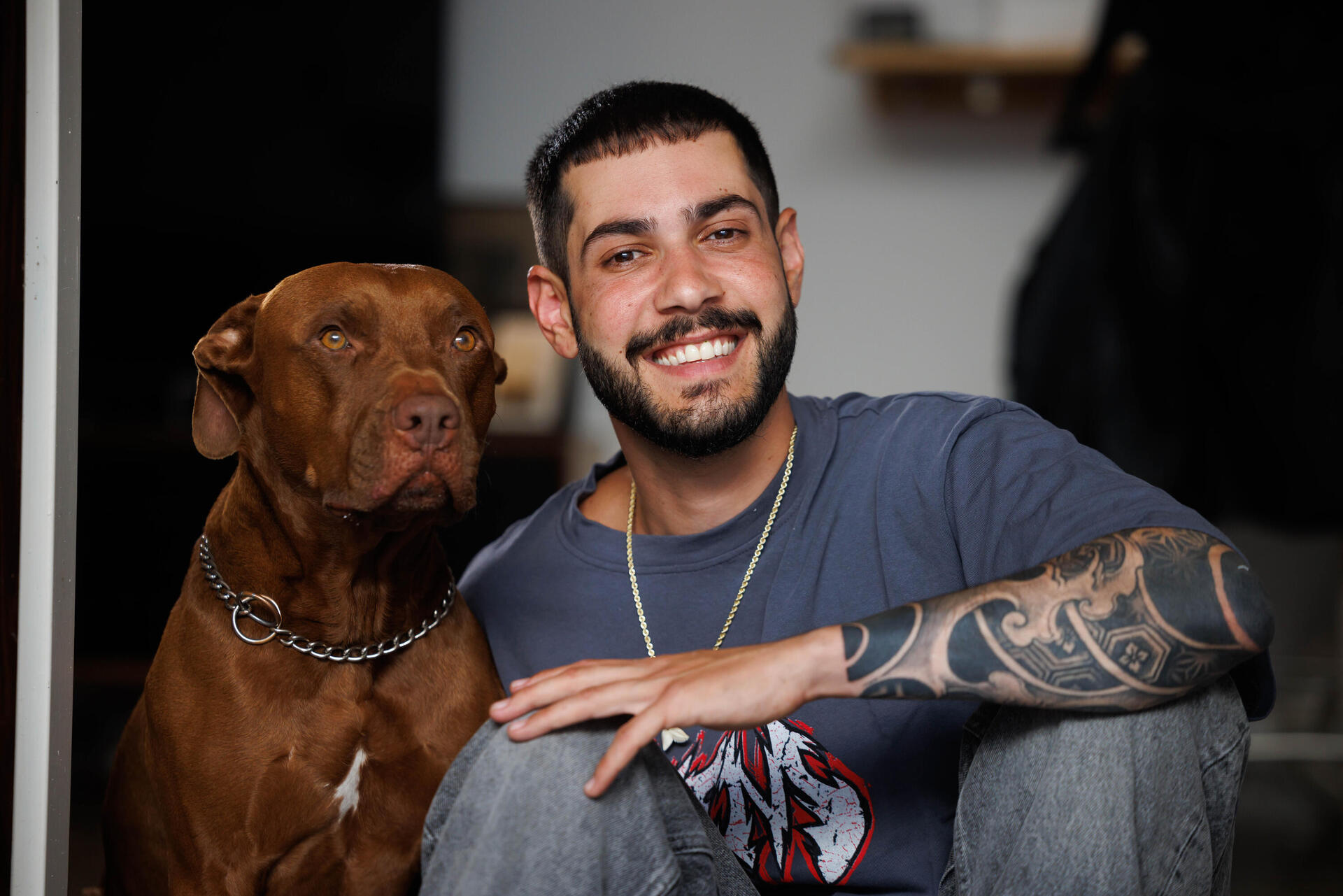 "אני רוצה לחזור לחיים לשגרה". אלי-ה כהן והכלב צ'אפו 