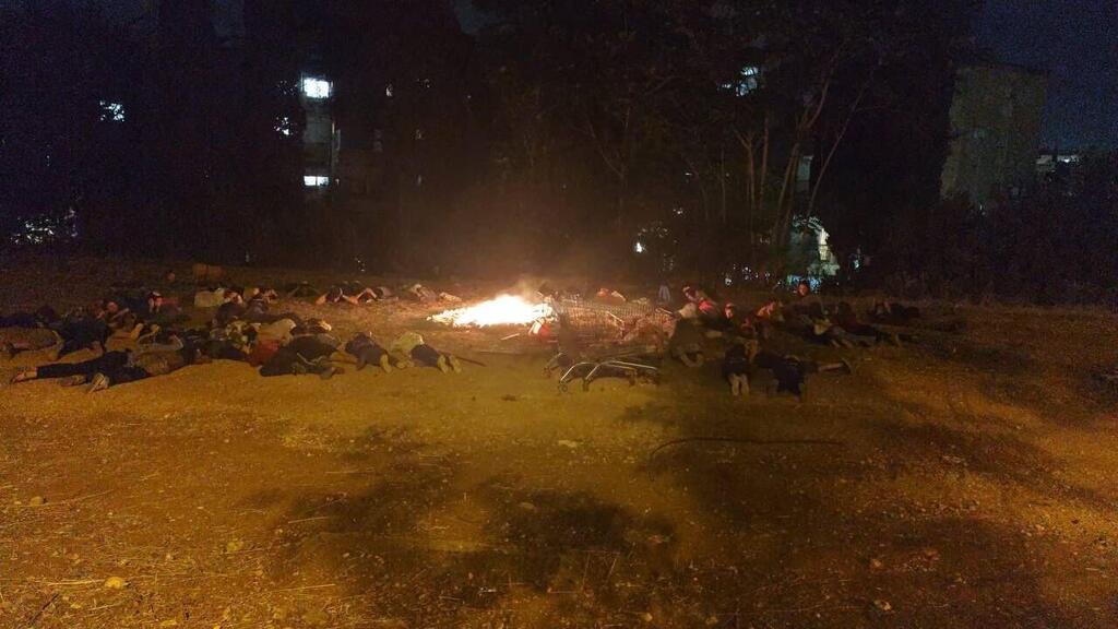 אזעקות בירושלים ליד מדורת ל״ג בעומר