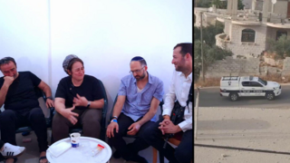 משפחתה של צאלה גז שנרצחה בפיגוע בברוכין עם יוסי דגן