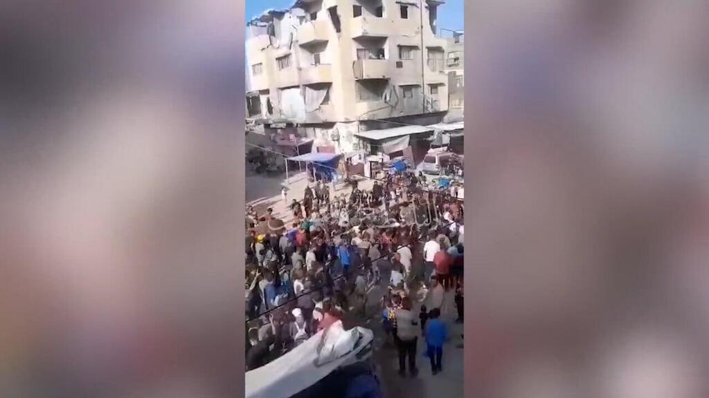הפגנה בחאן יונס בקריאה לסיום המלחמה ויציאת חמאס מהרצועה