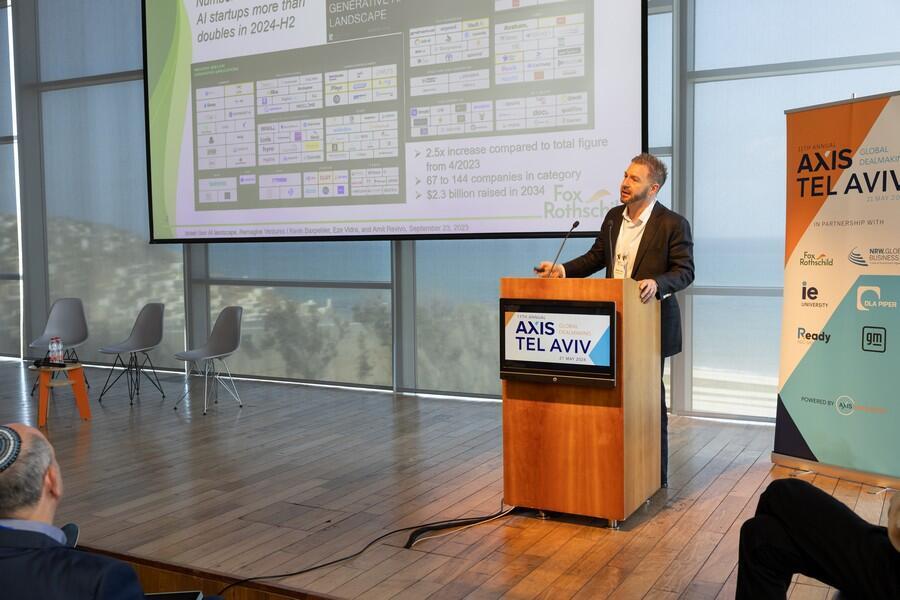 Select startups invited to pitch to panels of investors and corporate leaders at the Axis Tel Aviv last year 