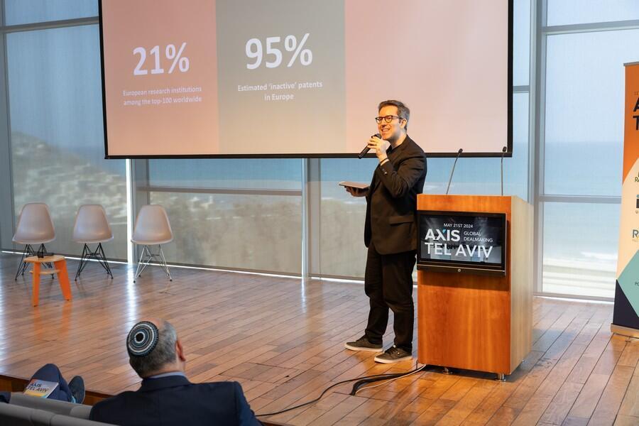 Select startups invited to pitch to panels of investors and corporate leaders at last year's Axis Tel Aviv! event 