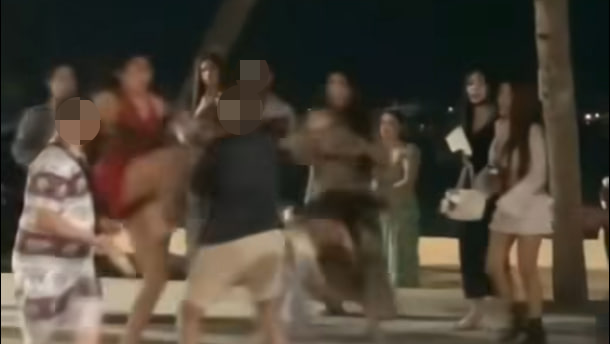 תיעוד: קטטה בין ישראלים לטרנסג'נדריות בתאילנד