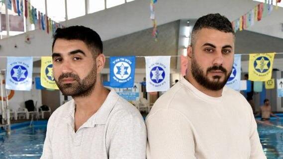 מימין לשמאל: איימן אבו חמדי וסהר כהן, נכי צה"ל חזרו לשוק התעסוקה