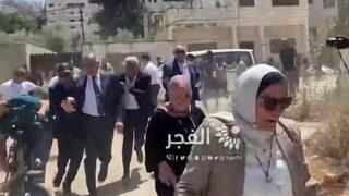 משלחת של שגרירים ודיפלומטים ערבים ואירופאים נתקלה בירי מצד כוחות צה"ל, במהלך ביקור בג'נין