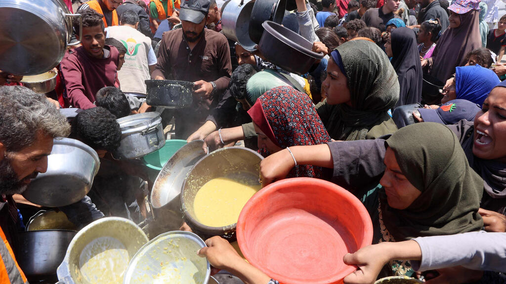 חלוקת מזון בעזה