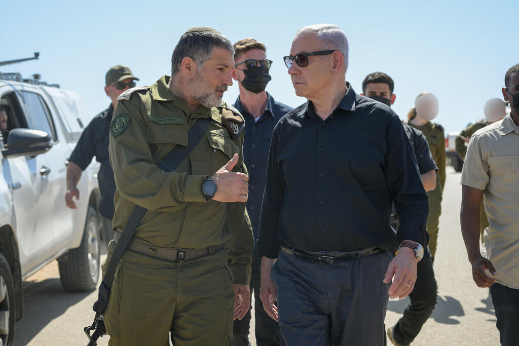 ראש הממשלה נתניהו עם האלוף זיני, ראש השב"כ החדש