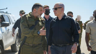 ראש הממשלה נתניהו עם האלוף זיני, ראש השב"כ החדש