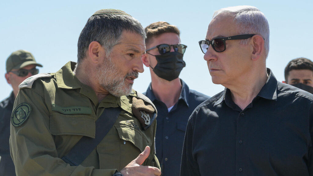 ראש הממשלה נתניהו עם האלוף זיני, ראש השב"כ החדש